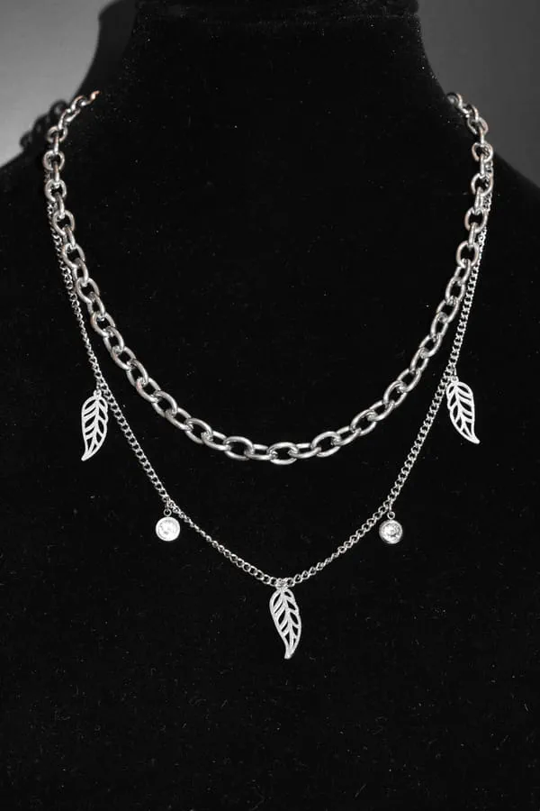 Collier feuille de la vie Argent