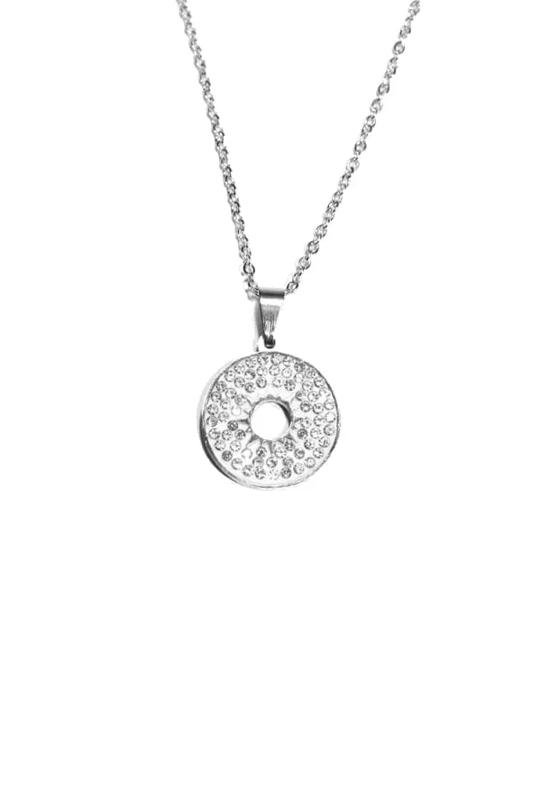 Pendentif cercle Argent