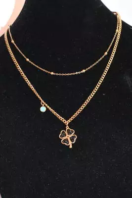 Collier tréfle Or