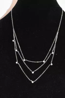 Collier voile étoile Argent