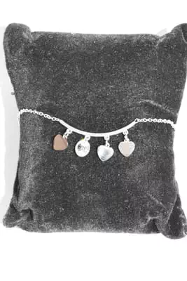 Bracelet Coeur Argent