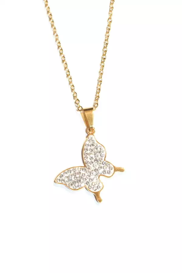 Pendentif papillon Or