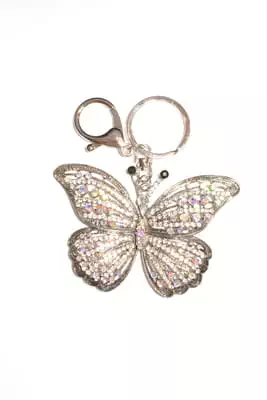 porte-cle papillon multicolore
