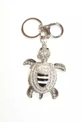 porte-cle tortue multicolore