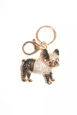 porte-cle chien multicolore