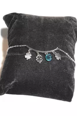 Bracelet trèfle Argent