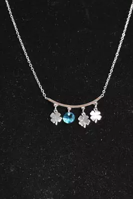 Collier trèfle Argent