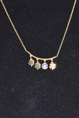 Collier trèfle Or