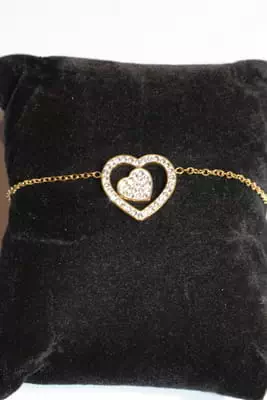 Bracelet coeur Or