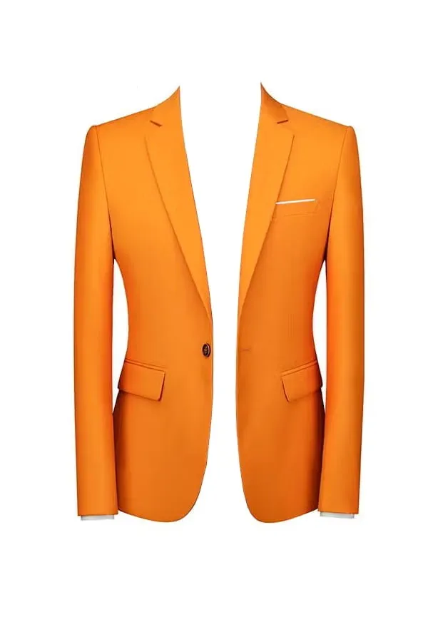 Costume de la maison La Sartoria slim-fit taille 46 veste - 38 pantalon Orange