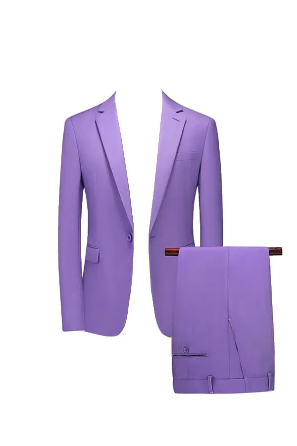 Costume de la maison La Sartoria slim-fit taille 48 veste - 40 pantalon Violet