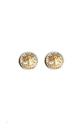 Boucle-d-oreille arbre de la vie Or