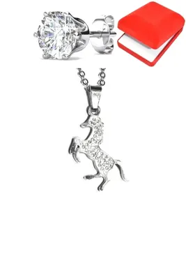 Coffret cheval Argent