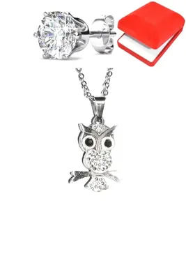 Coffret hibou chouette Argent