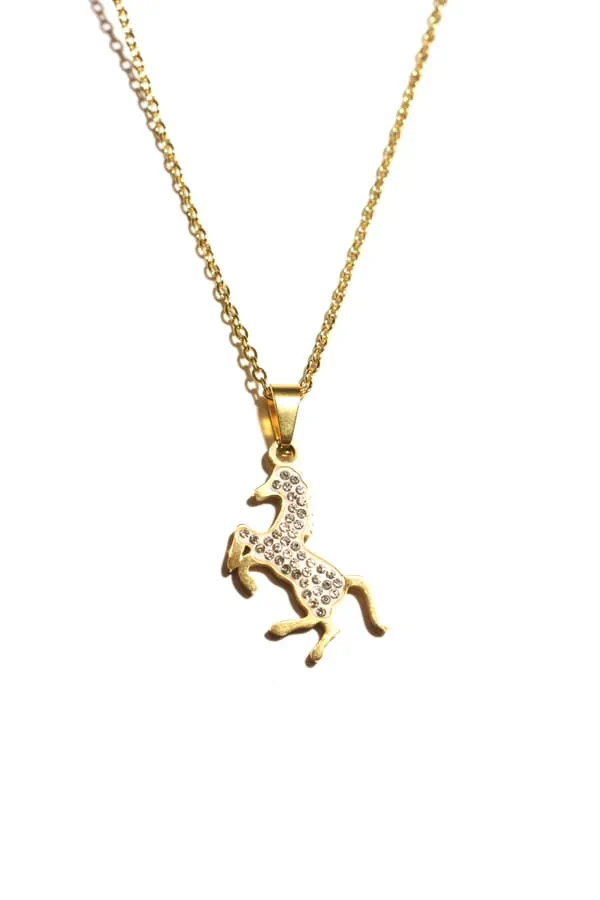 Pendentif cheval Or