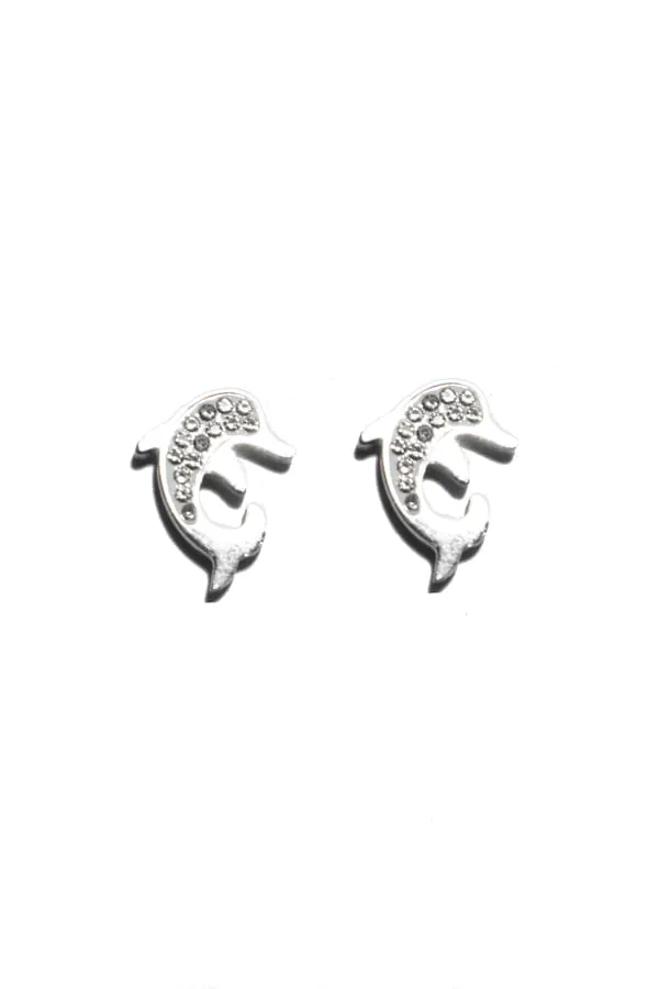 Boucle-d-oreille dauphin Argent