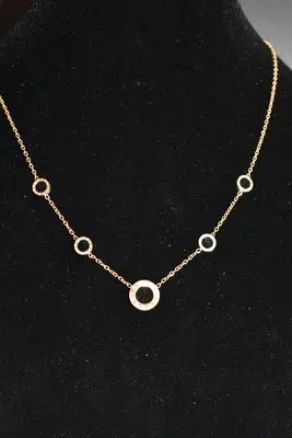 Collier chiffre romain Or