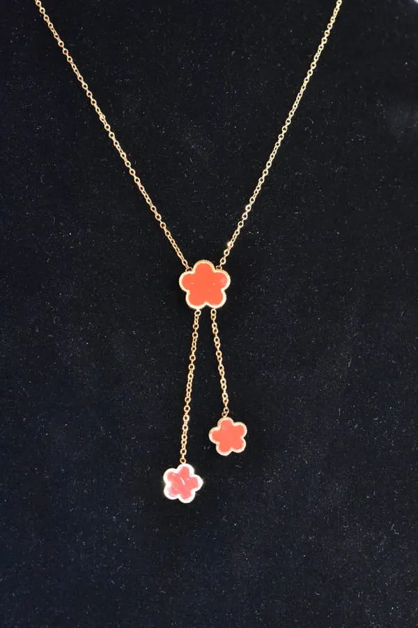 Collier fleur Or