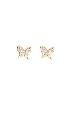 Boucle-d-oreille papillon Or