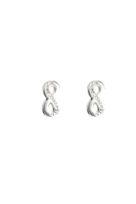 Boucle-d-oreille infini Argent