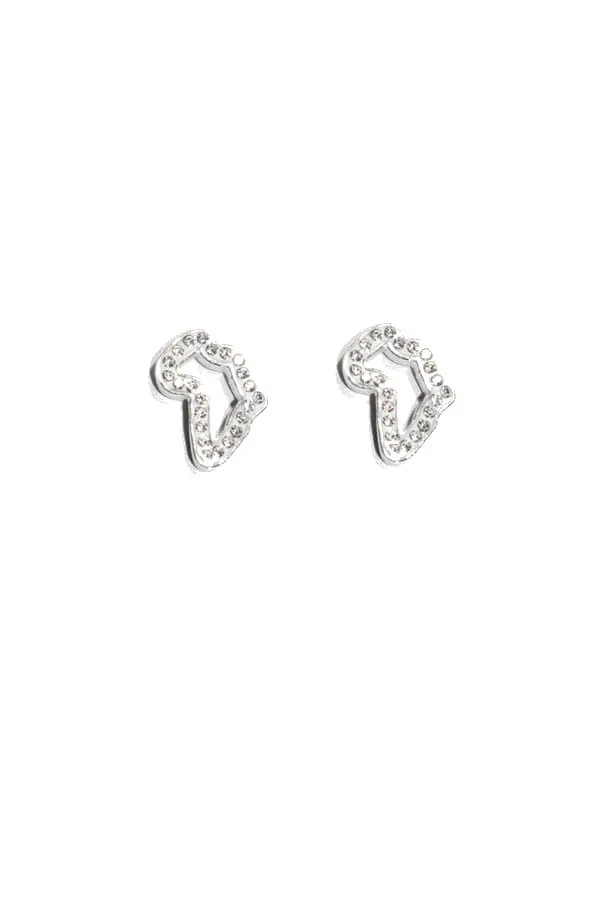 Boucle-d-oreille afrique Argent