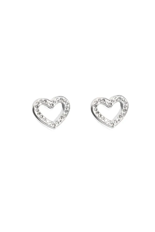 Boucle-d-oreille coeur Argent