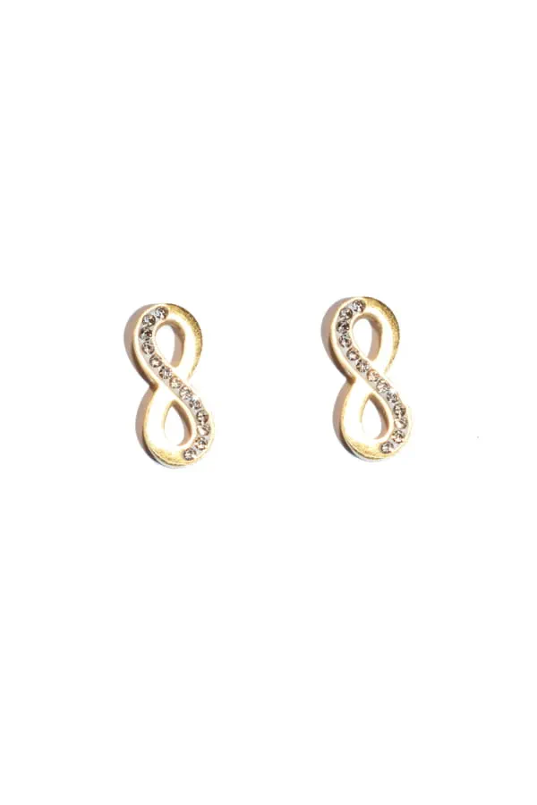 Boucle-d-oreille infini Or