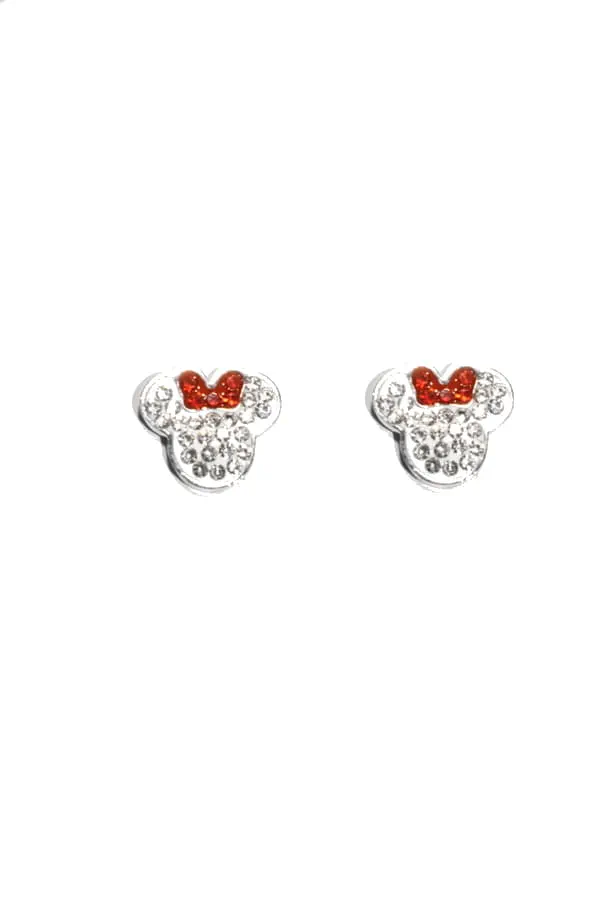 Boucle-d-oreille noeud de papillon Argent