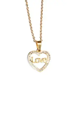 Pendentif coeur love Argent