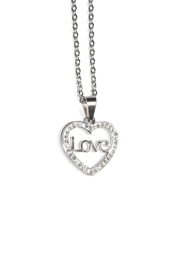 Pendentif coeur love Or