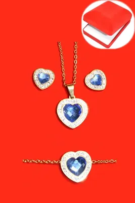 Coffret coeur  parure Or