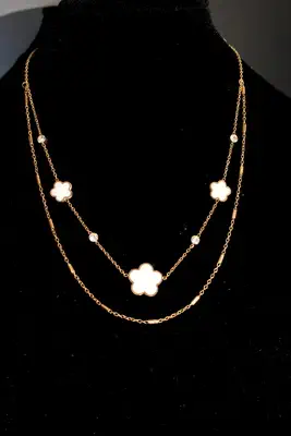Collier fleur Or