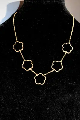 Collier fleur Or