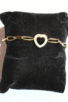 Bracelet Coeur Or