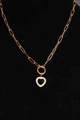 Collier Coeur Or