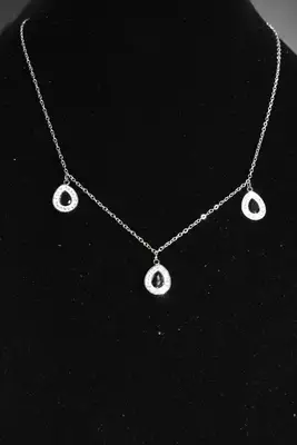 Collier goutte Argent