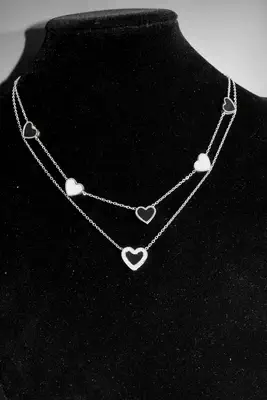 Collier Coeur Argent