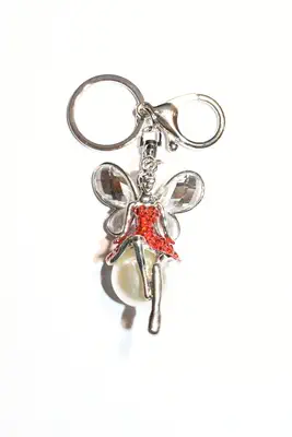 porte-cle fée Argent