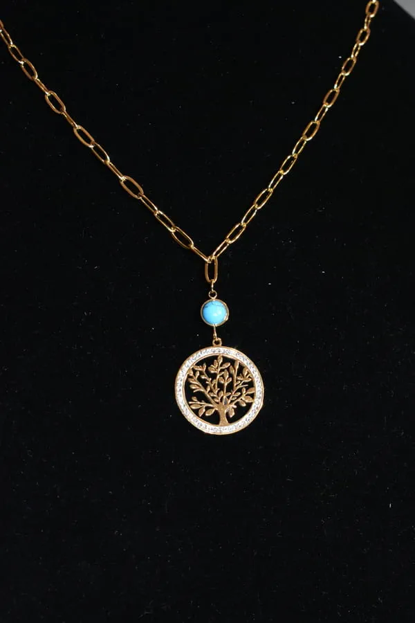 Collier arbre de la vie Or