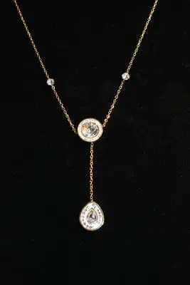 Collier diamant Or