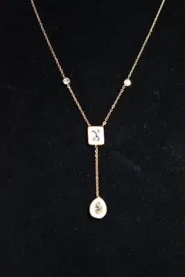 Collier diamant Or