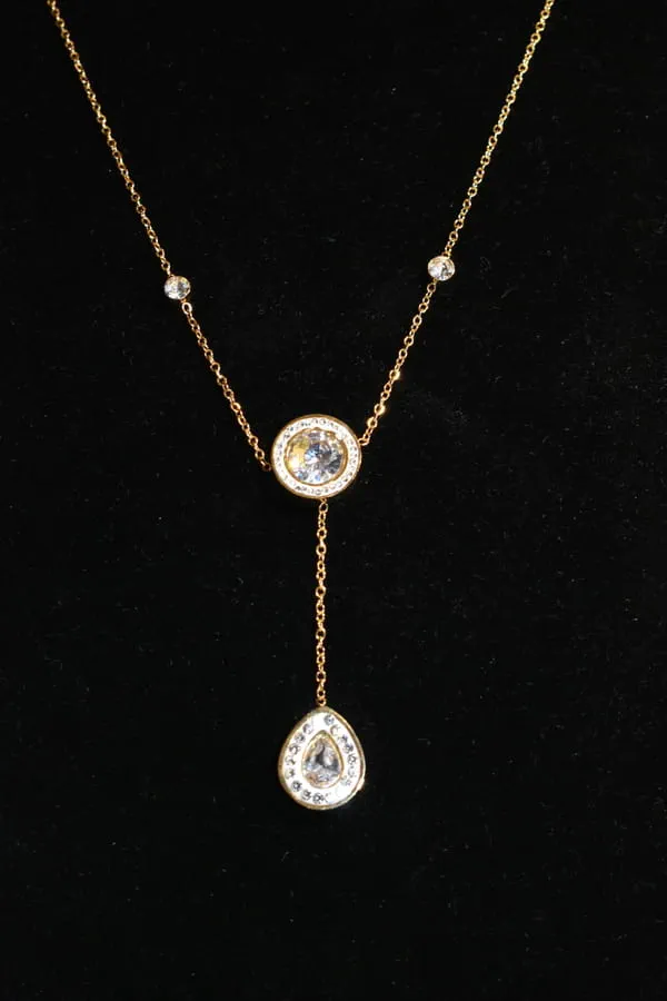 Collier diamant Or