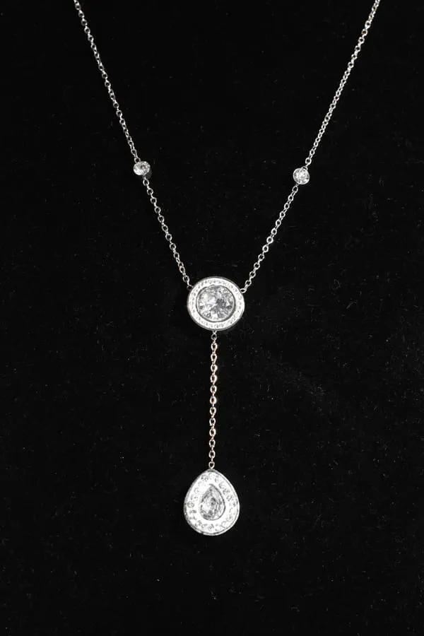 Collier diamant Argent