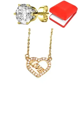 Coffret Coeur love Or