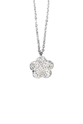 Pendentif fleur Argent