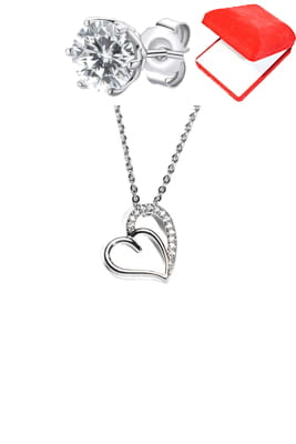 Coffret Coeur Argent B5CF02