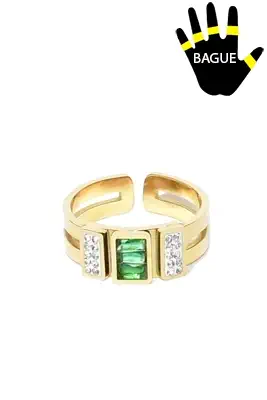 Bague taille réglable Or