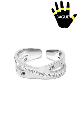 Bague infini taille réglable Argent