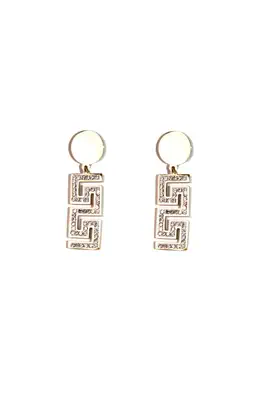 Boucle-d-oreille zigzag Or