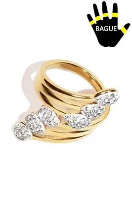 Bague taille diamètre 17mm Or